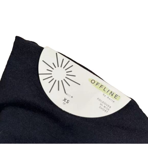 Aerie Offline OG Fold-Over Super Flare High-Rise Legging  NWT  XSmall short - Picture 5 of 5